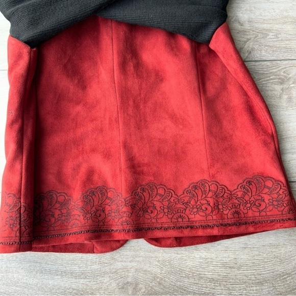 Vintage Coldwater Creek Faux Suede Embroidered Beaded Jacket - Picture 15 of 15